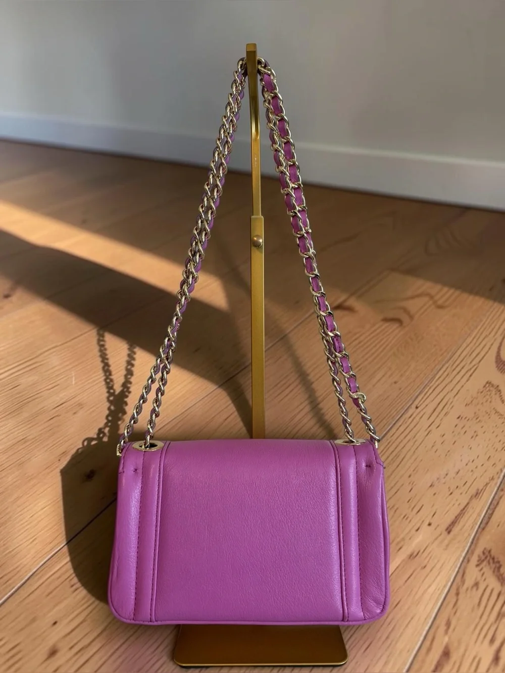 Valentino by Mario Valentino Beatriz Embossed Leather Shoulder Bag